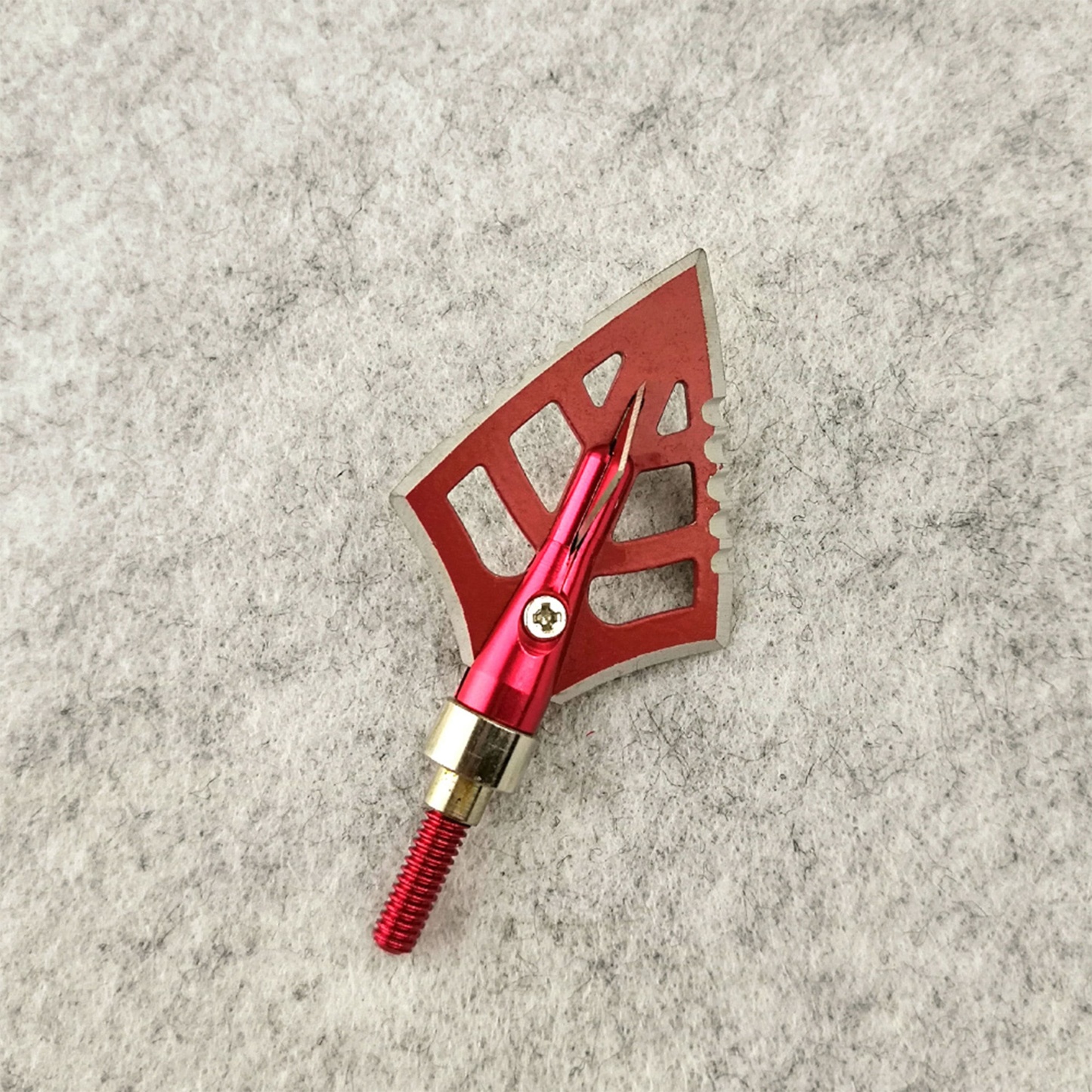 6x Hunting Arrow Tips 125 Grain Broadheads Stainless Steel