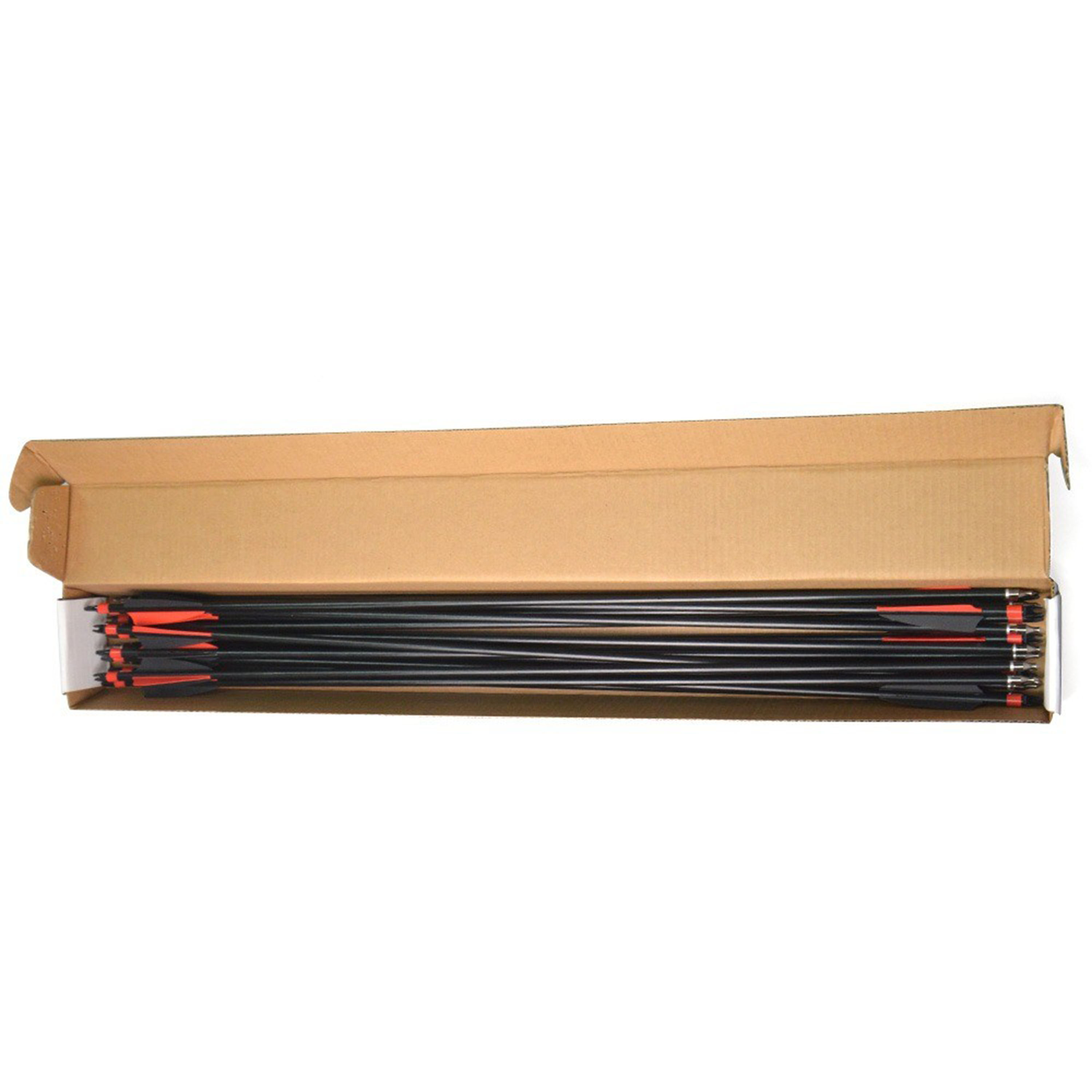 12X Spine400 Carbon Arrows 30" Arrow Shaft Compound Recurve Shooting