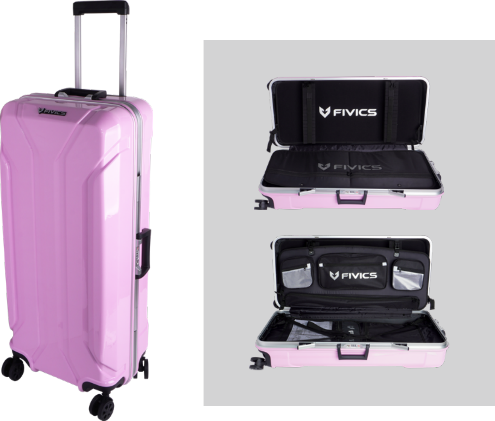 FIVICS AEGIS – Double Bow Hard Case with Wheels