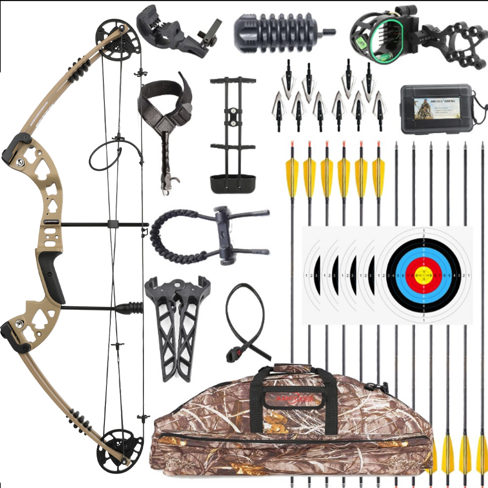 Junxing Archery M131 Compound  Bow 30-55 lbs& Arrow Set