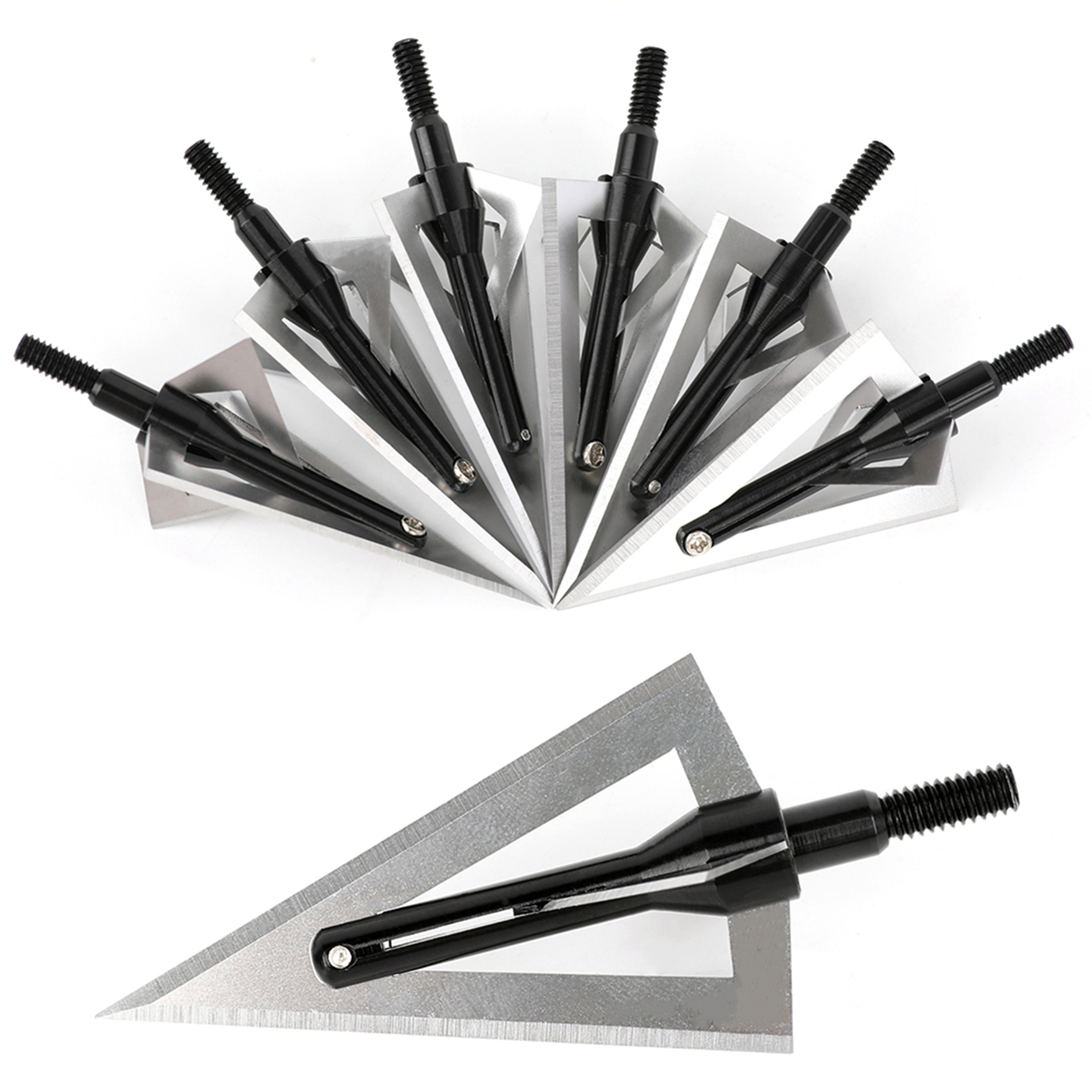 6/12X Blade Archery Arrowhead 120grain Screw Tips Hunting