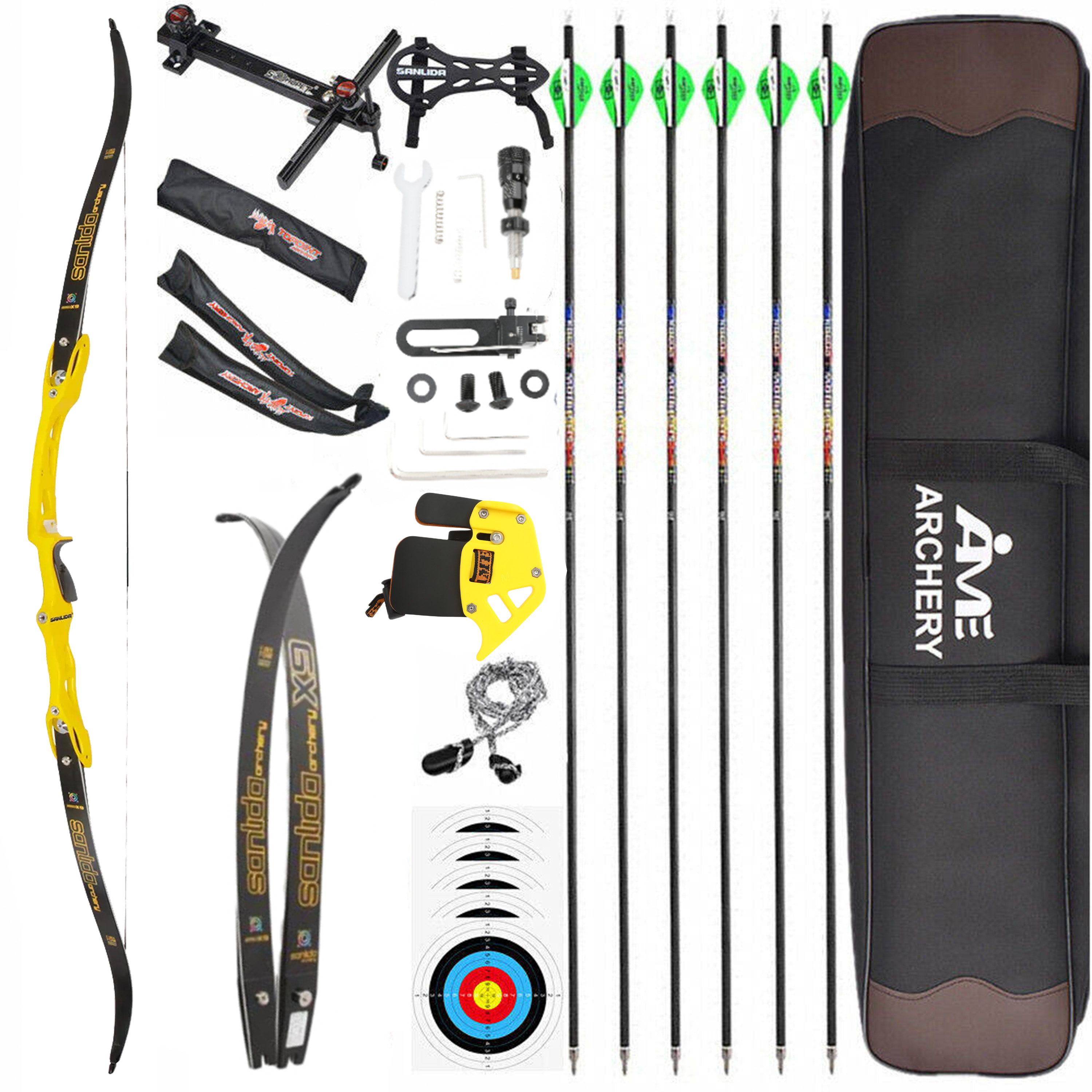 Sanlida X9 66/68/70Inch 20-44lbs with Accessories Shooting Target