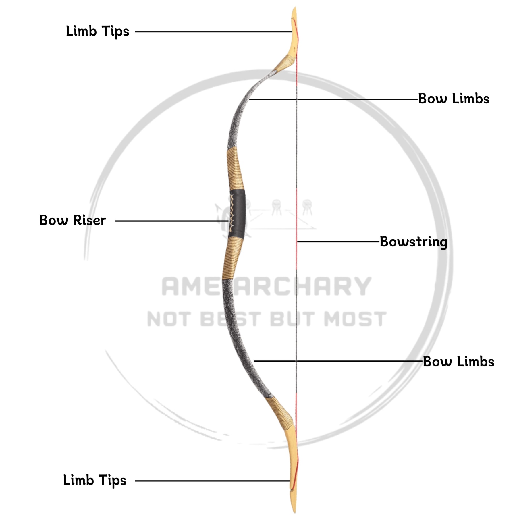 Traditional Bow Set 25-55lbs Archery Kit