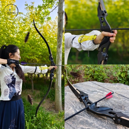 AME ARCHERY Hunting Recurve Bow Set 60"