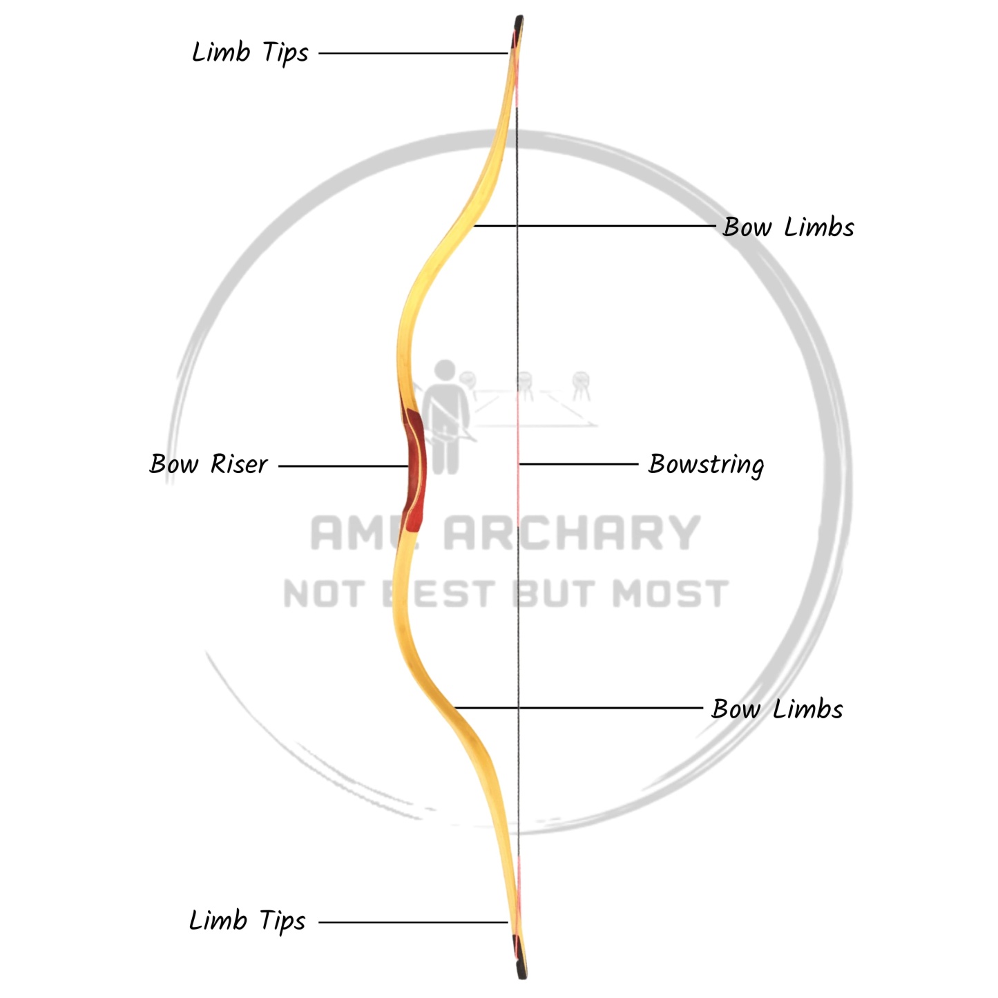 15-50LBS Archery Longbow Set Traditional Bow LH RH