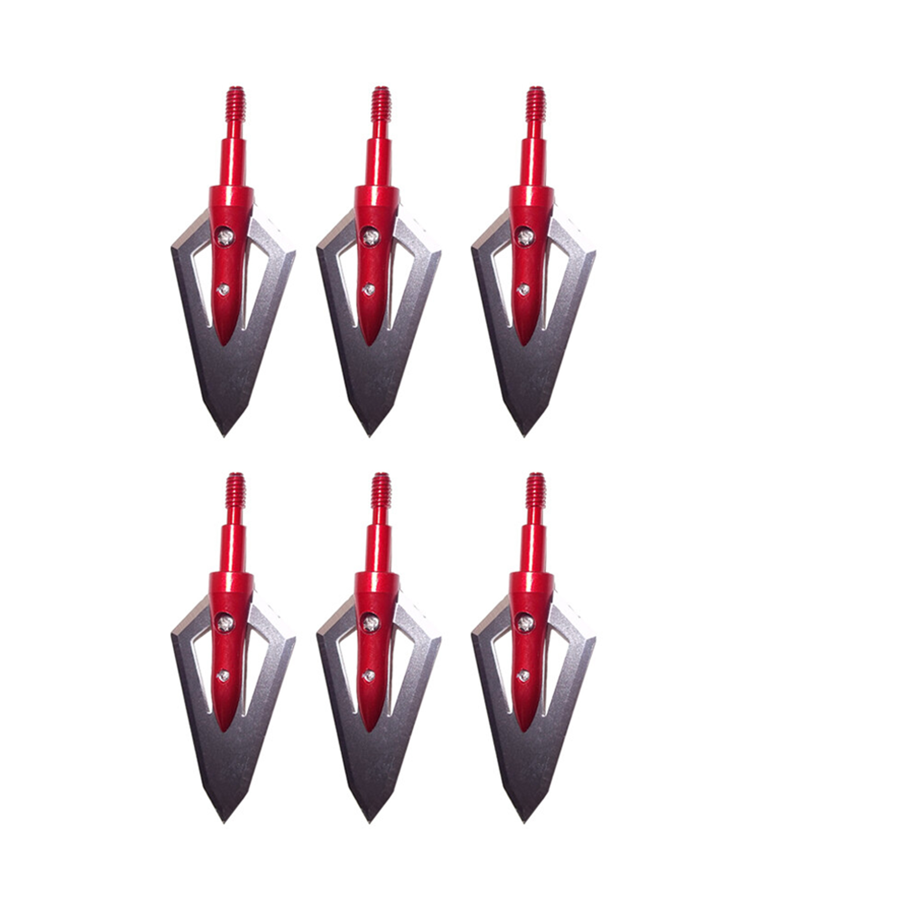 6/12X Blade Archery Arrowhead Screw Tips Hunting Shooting
