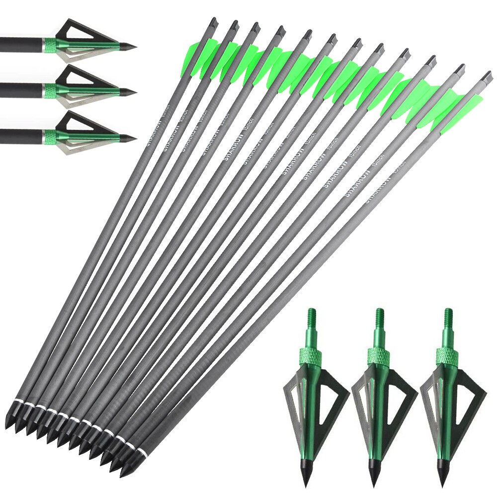 Carbon Arrows 7.5" 15" Mini Bow Bolts Archery Hunting