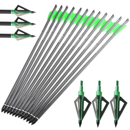 Carbon Arrows 7.5" 15" Mini Bow Bolts Archery Hunting