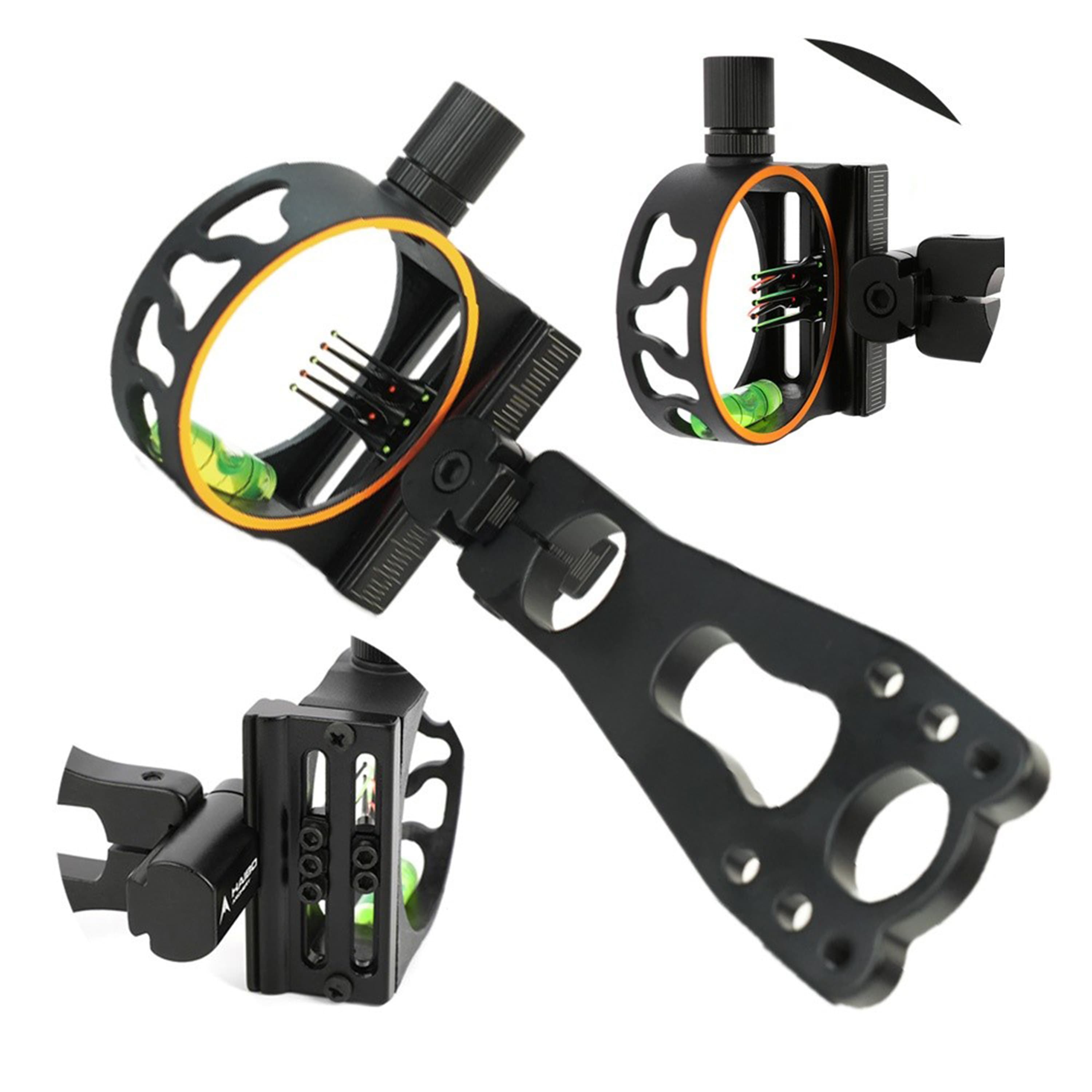 AME ARCHERY HS105 5-Pin Fiber Optic Bow Sight Compact and Durable