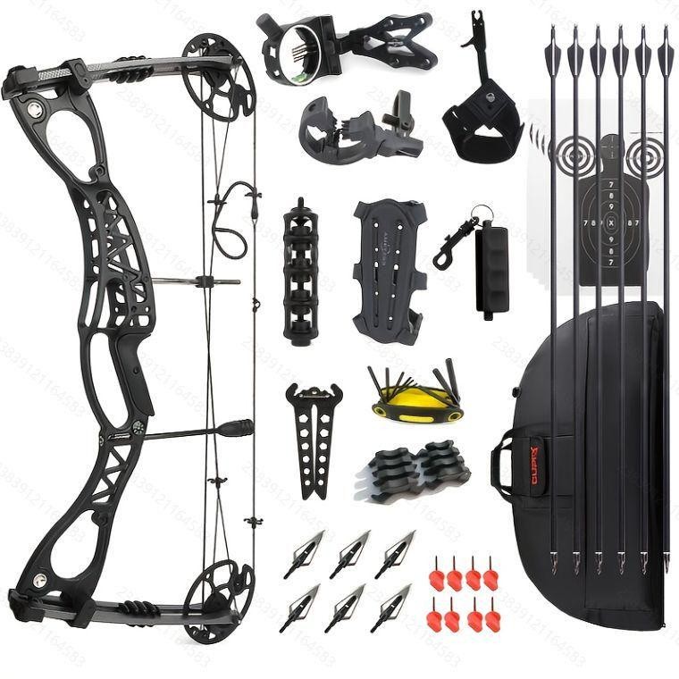 JUNXING M126 Compound Bow Kit 0-70lbs RH LH