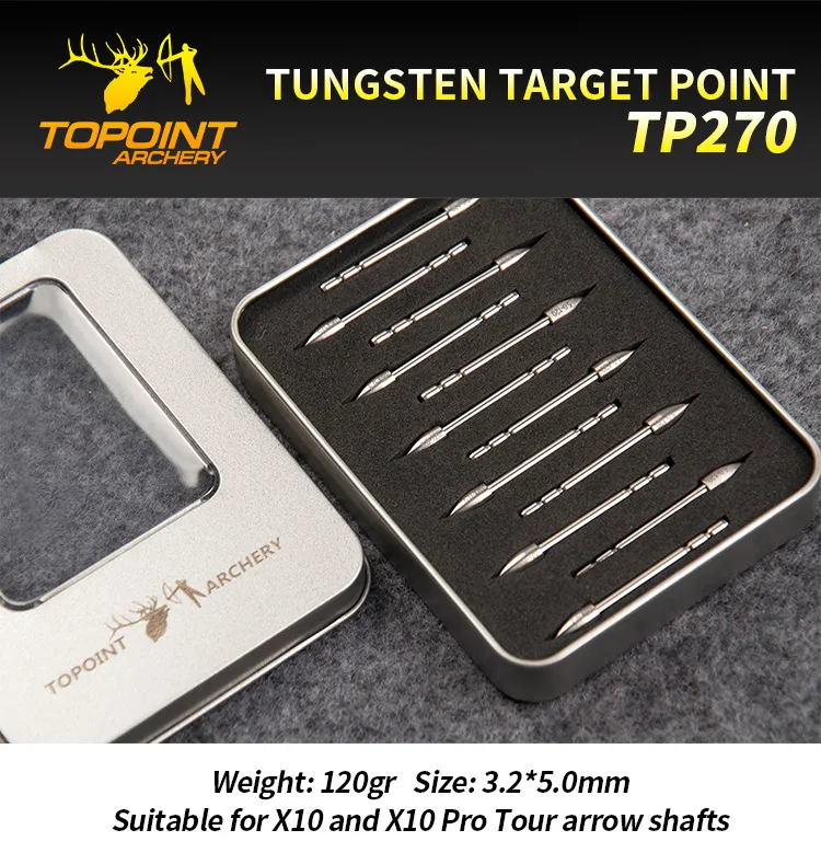 Tungsten Steel Insert Points – 120gr, 3.2×5.0mm – 12pcs