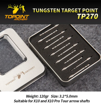 Tungsten Steel Insert Points – 120gr, 3.2×5.0mm – 12pcs
