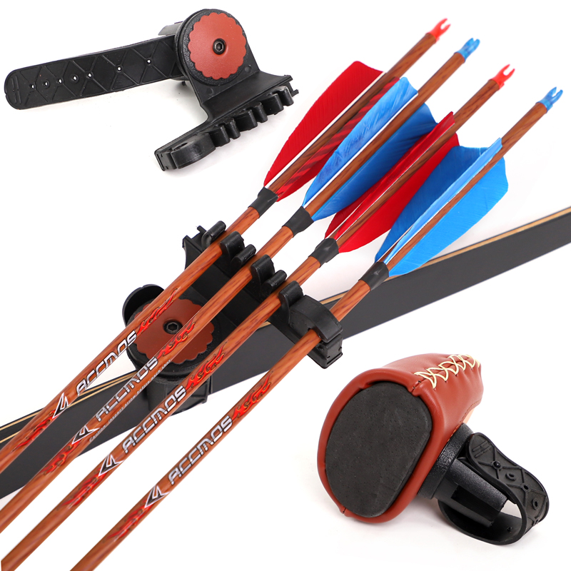 Ame Archery Leather Hunting Hip Quiver – Reddish Brown (Small/Large)