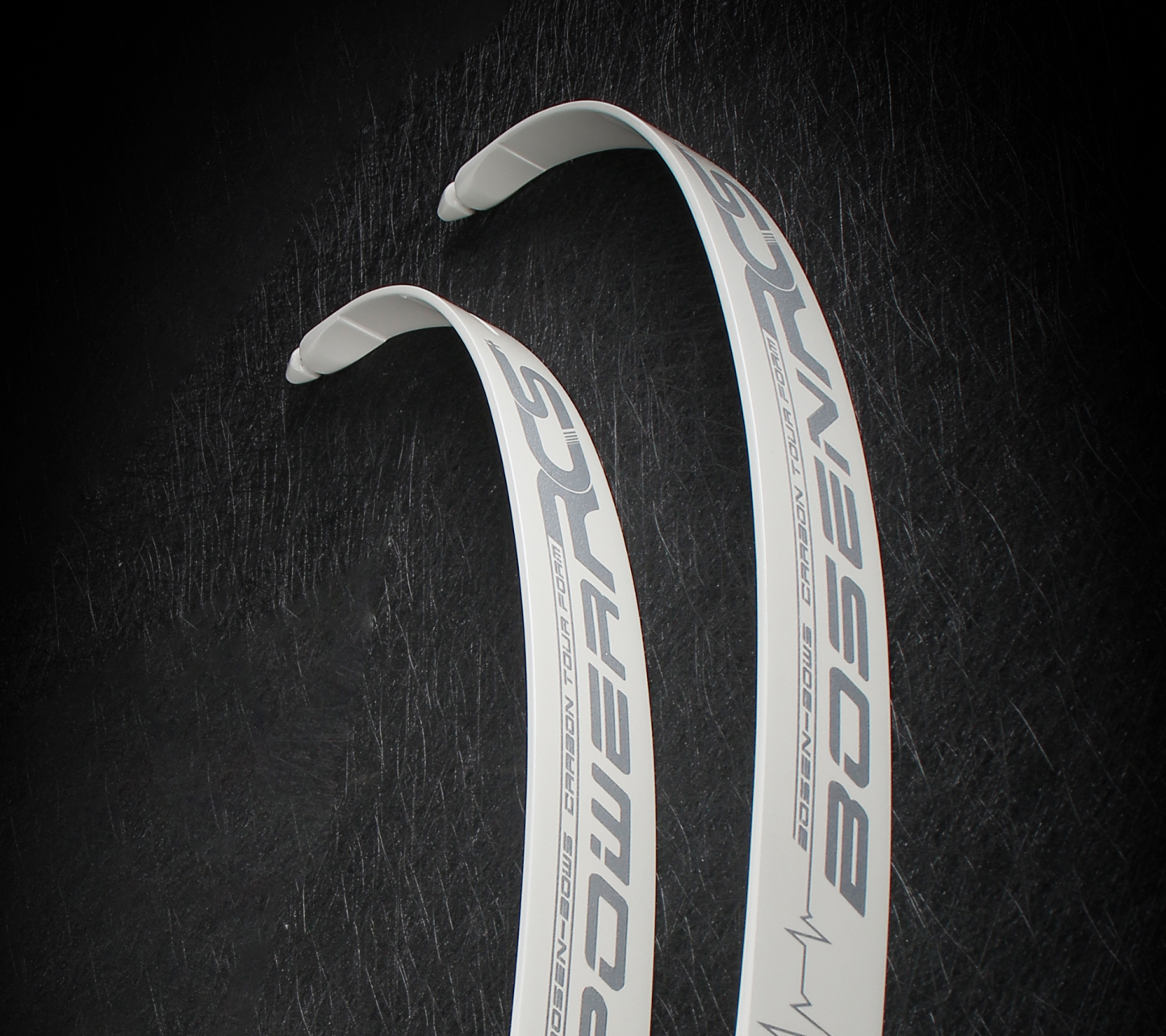 BOSEN RCS Silver White ILF/F Recurve Limbs – Competition Grade Carbon Limbs