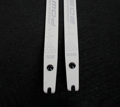 BOSEN RCS Silver White ILF/F Recurve Limbs – Competition Grade Carbon Limbs 