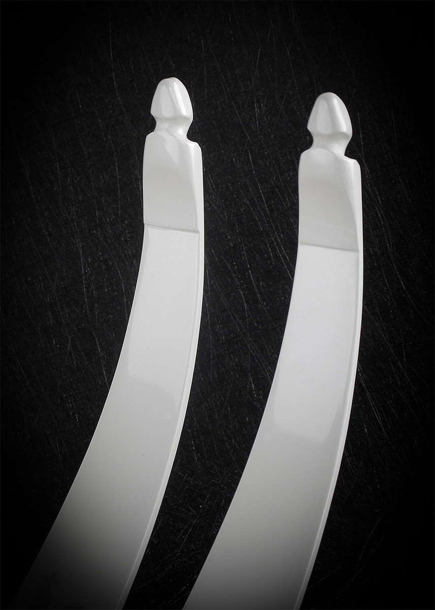 BOSEN RCS Silver White ILF/F Recurve Limbs – Competition Grade Carbon Limbs