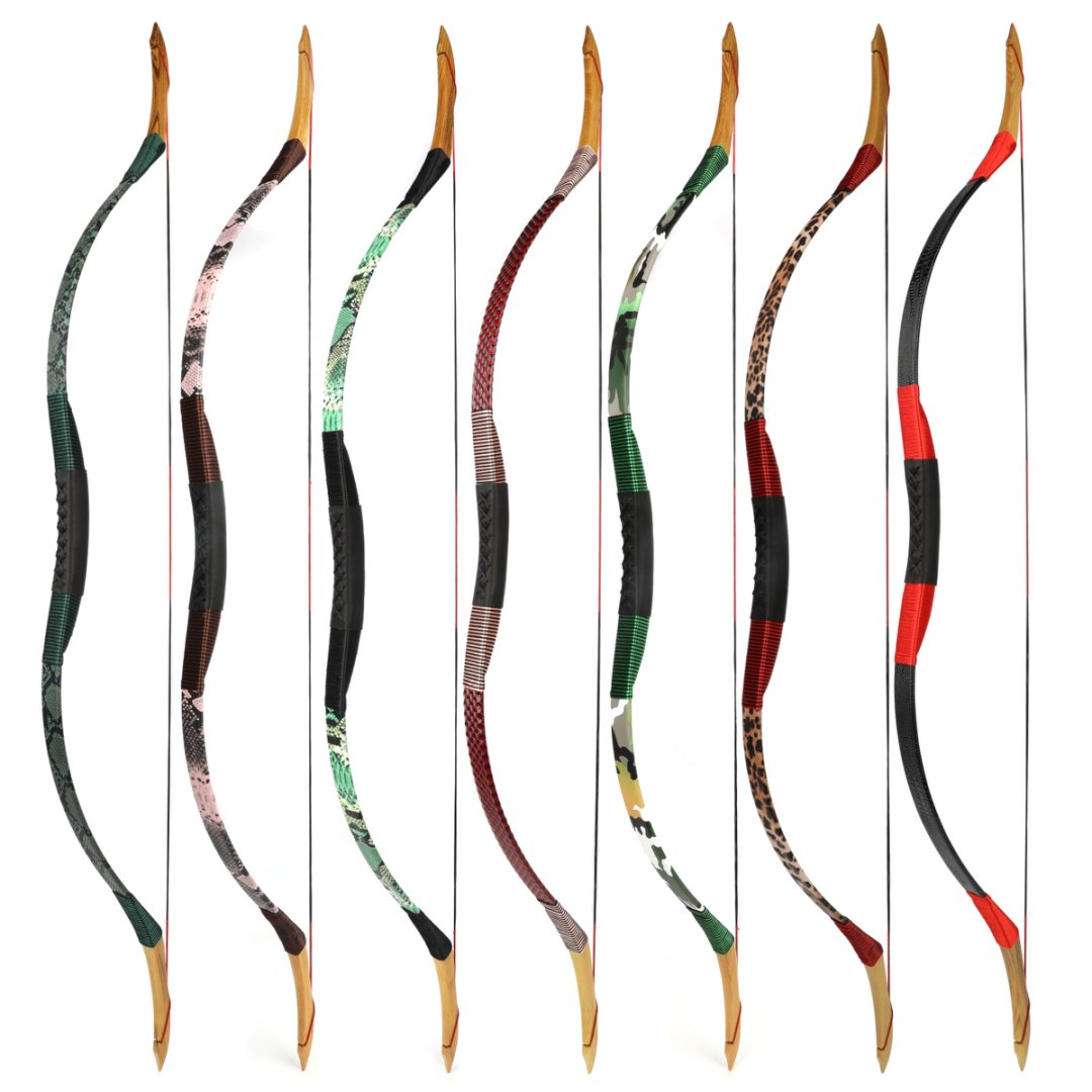 AME ARCHERY Traditional Recurve Bow – 20–50lbs for Target Practice & Outdoor Shooting
