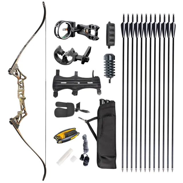 TOPOINT R3 58" Hunting Recurve Bow Kit – 30–50lbs