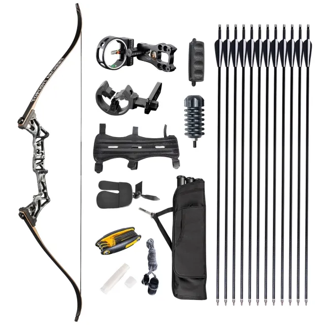 TOPOINT R3 58" Hunting Recurve Bow Kit – 30–50lbs