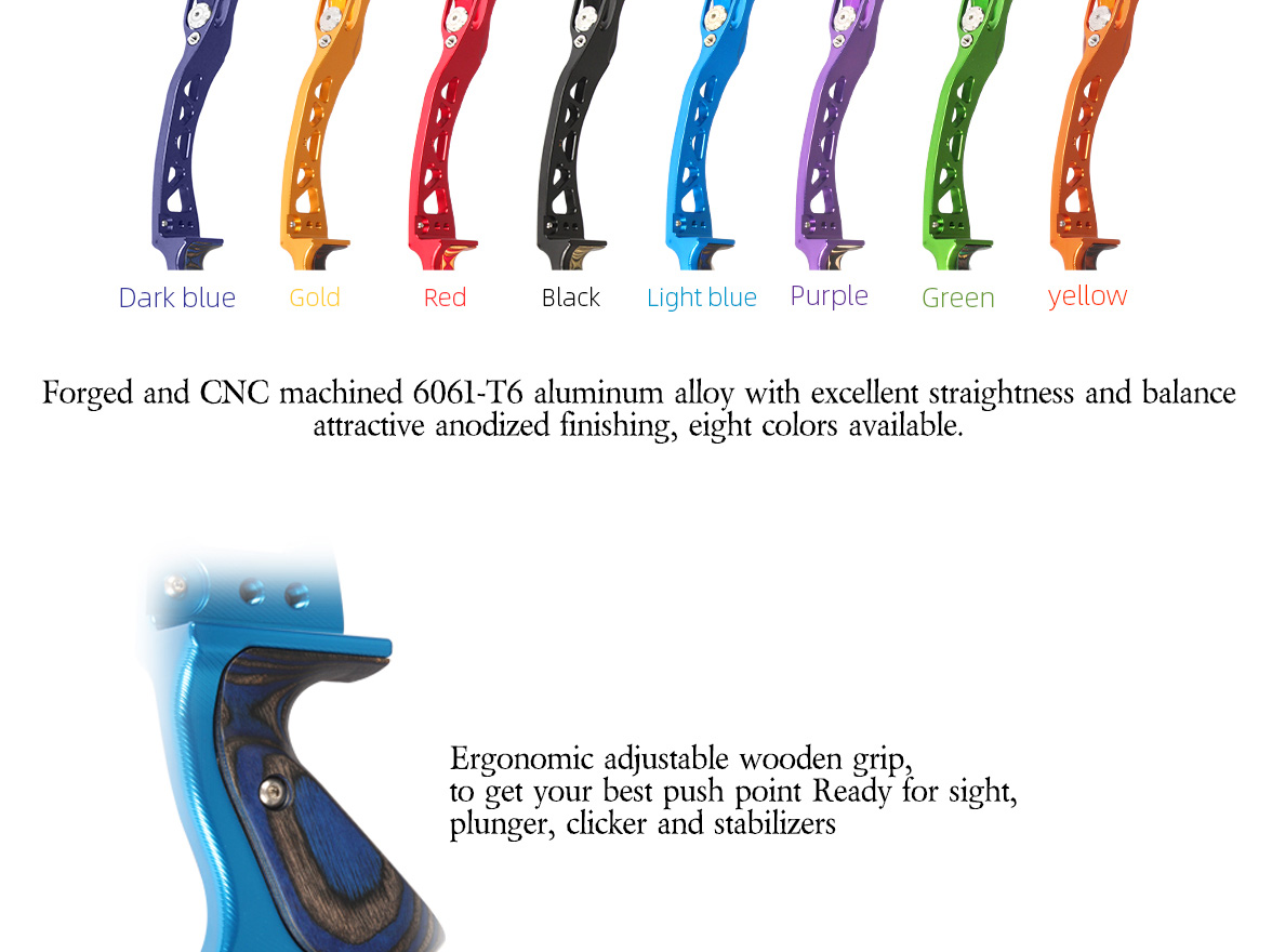 Sanlida Miracle 10 ILF Target Recurve Bow Riser RH/LH
