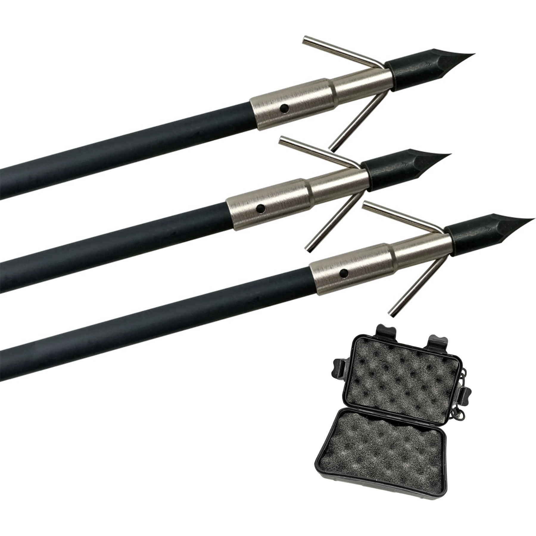  Arrowheads Bowfishing Broadheads ID8mm Points Archery Hunting