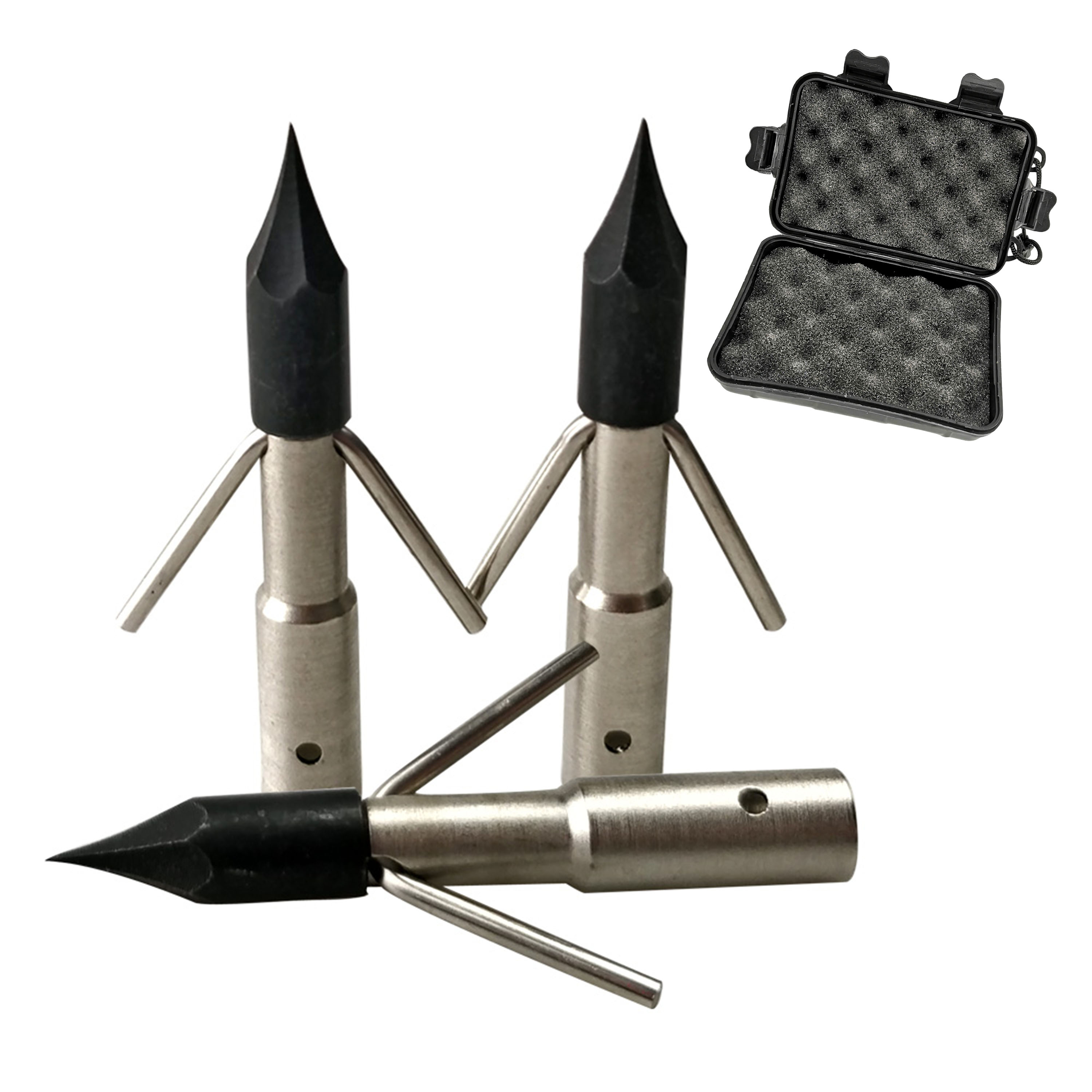  Arrowheads Bowfishing Broadheads ID8mm Points Archery Hunting