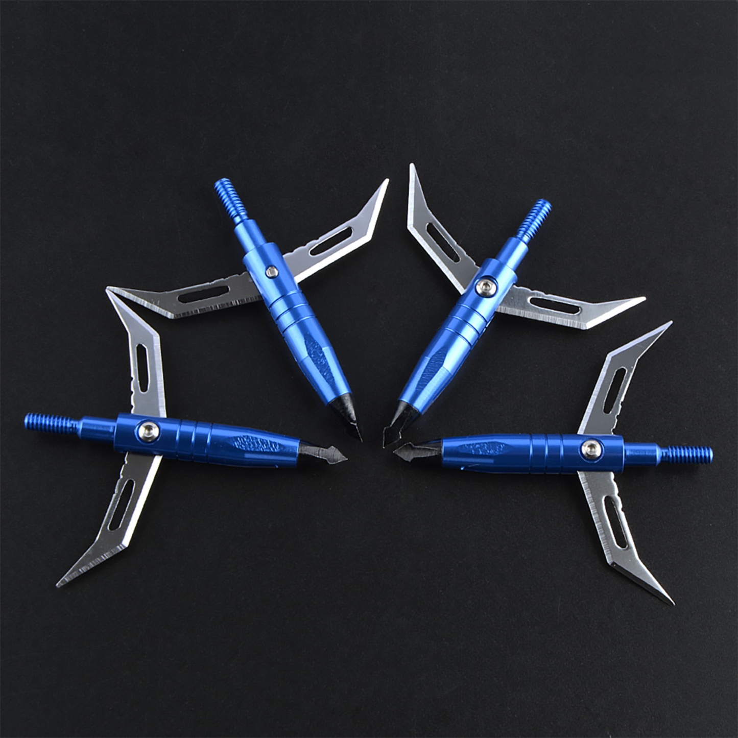6X Blade Arrowheads Archery Hunting Broadheads Arrow Tips