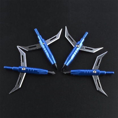 6X Blade Arrowheads Archery Hunting Broadheads Arrow Tips
