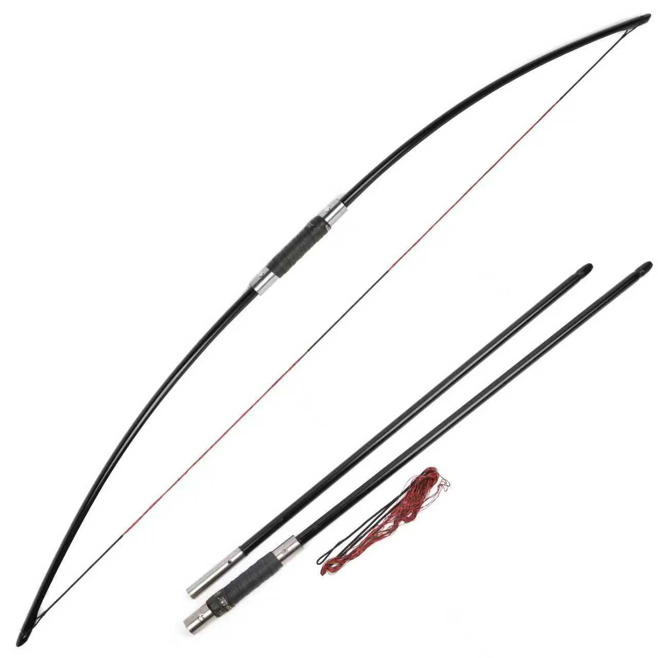 67'' Takedown English Longbow Arrows 25-120Ibs Traditional Bow