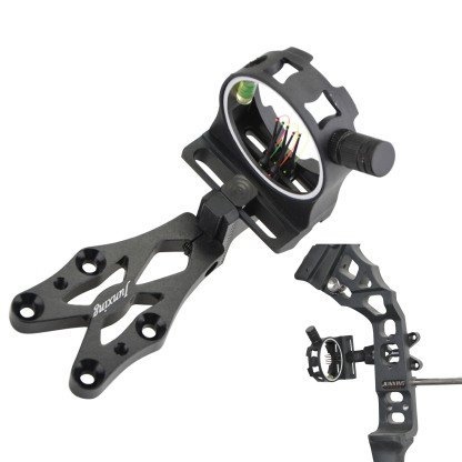 ARCHERY 5-Pin Compound Bow Sight Adjustable Shooting Target