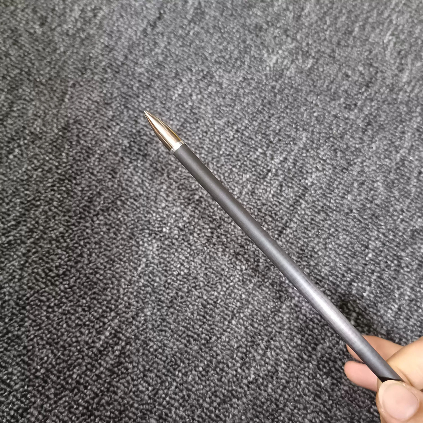 ZhanGe Pure Carbon Arrow Feather ID6.2mm Hunting Spine 400-800