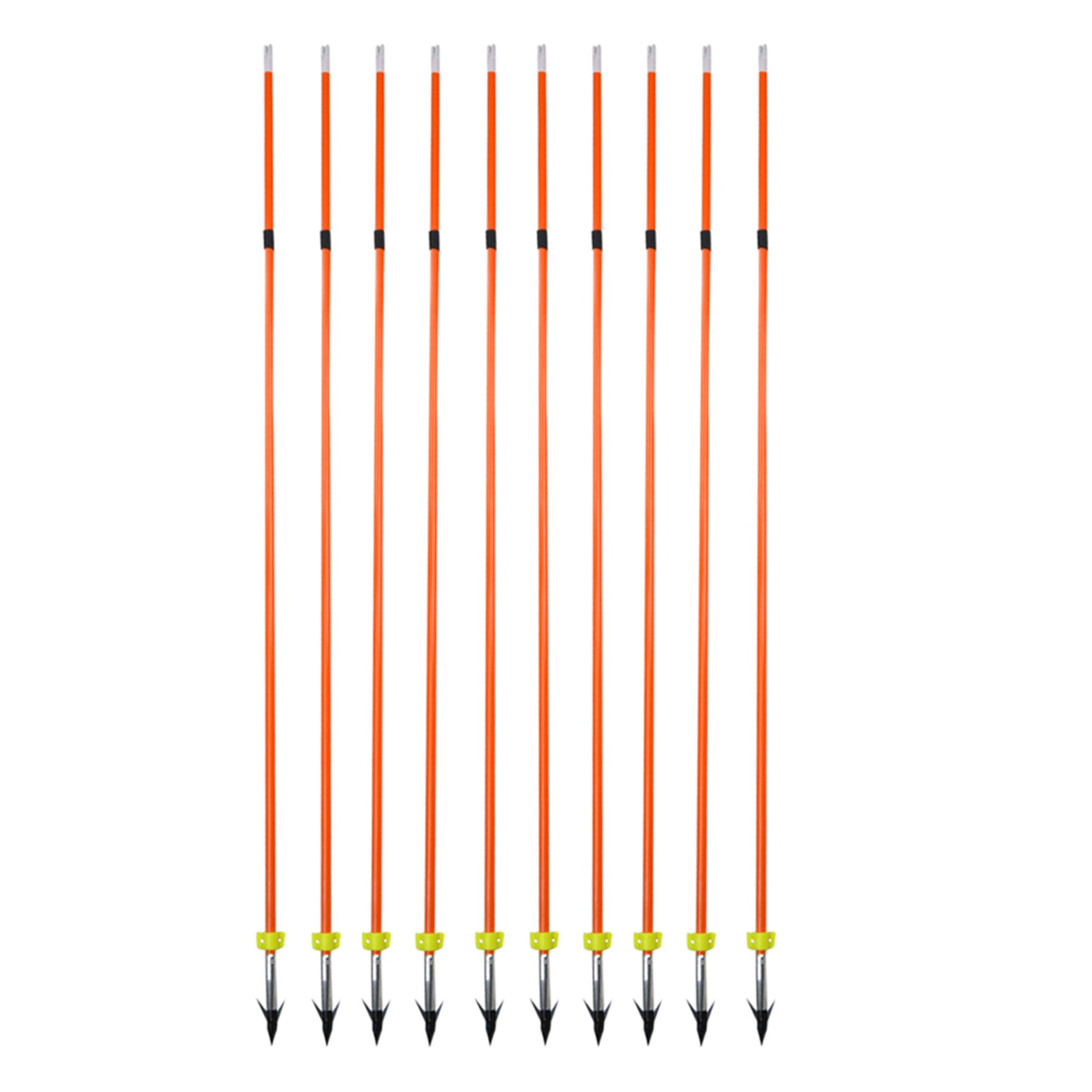 6pcs Fishing Arrow Fiberglass Material Shaft for Outdoor Shooting Hunting