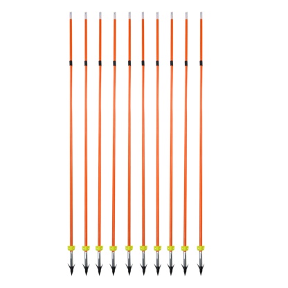 6pcs Fishing Arrow Fiberglass Material Shaft for Outdoor Shooting Hunting