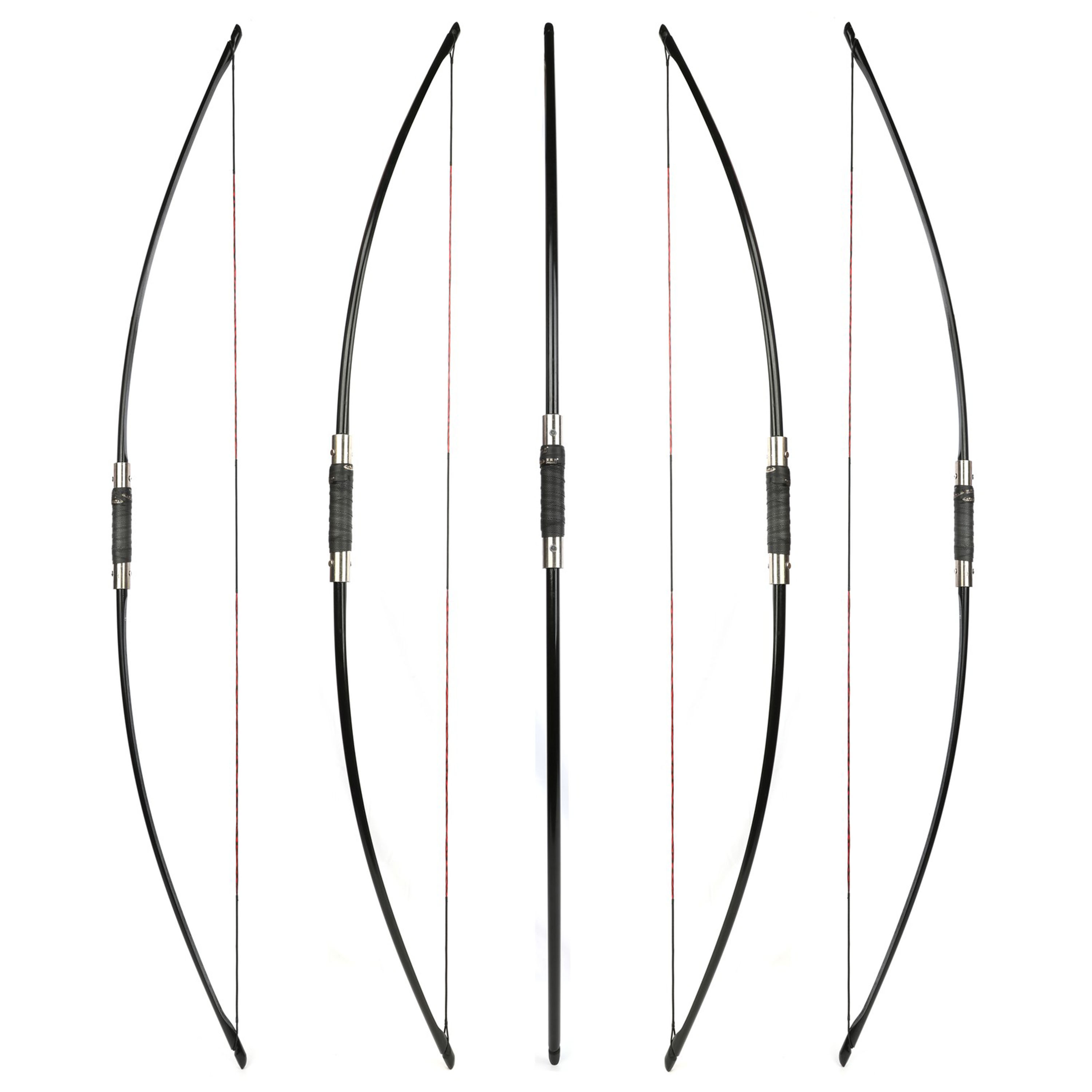 64" Archery Takedown English Longbow 60lbs Bow Shoot Hunting