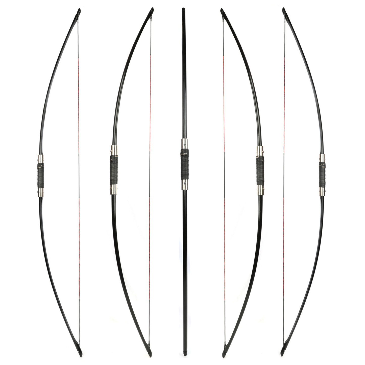 64" Archery Takedown English Longbow 60lbs Bow Shoot Hunting