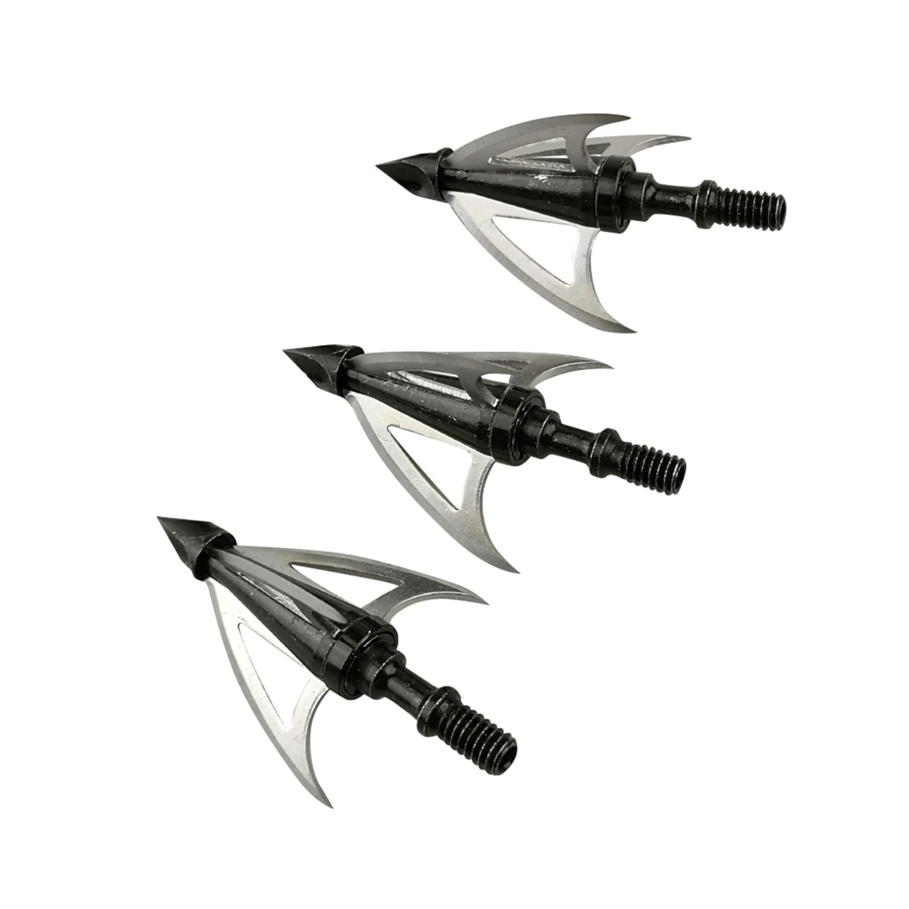 AME Archery 3-Blade Hunting Tip 100gr Stainless Steel Broadhead