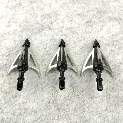AME Archery 3-Blade Hunting Tip 100gr Stainless Steel Broadhead