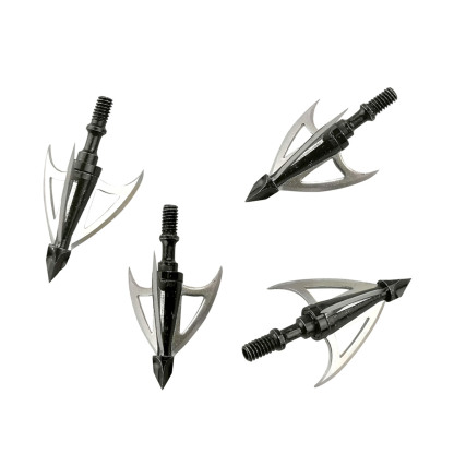 AME Archery 3-Blade Hunting Tip 100gr Stainless Steel Broadhead