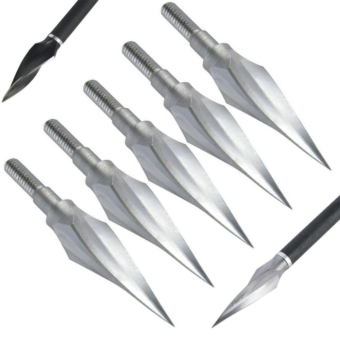 12x Arrowheads Hunting Broadheads 150Gr Archery Arrow Tips