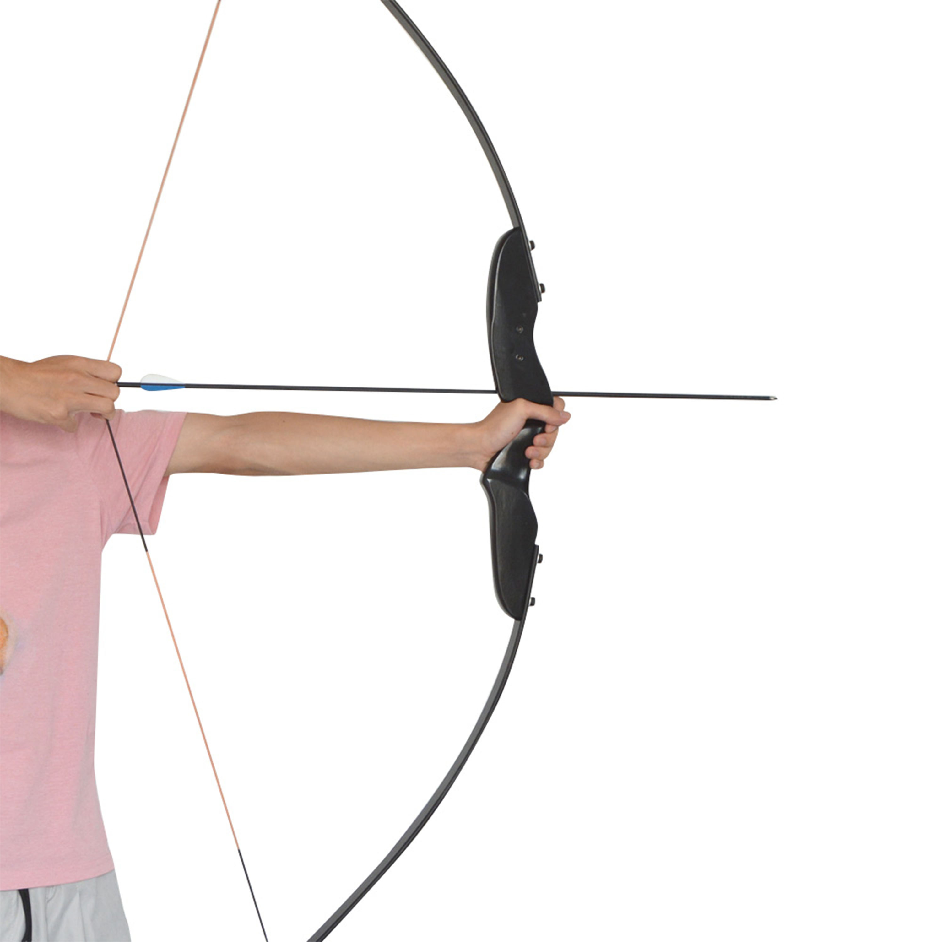 Archery Takedown Straight Bow Set 40lbs Recurve Bow Shooting 