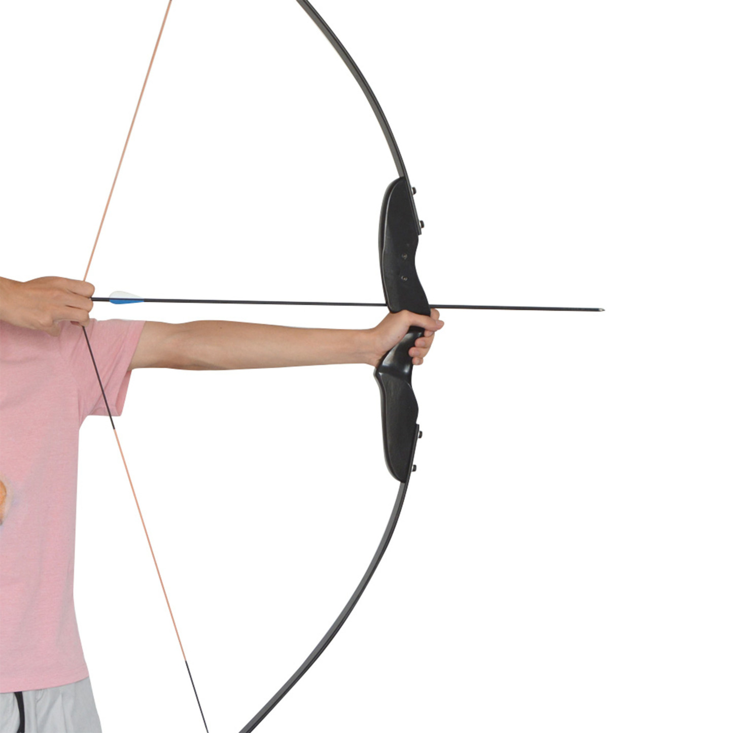Archery Takedown Straight Bow Set 40lbs Recurve Bow Shooting 