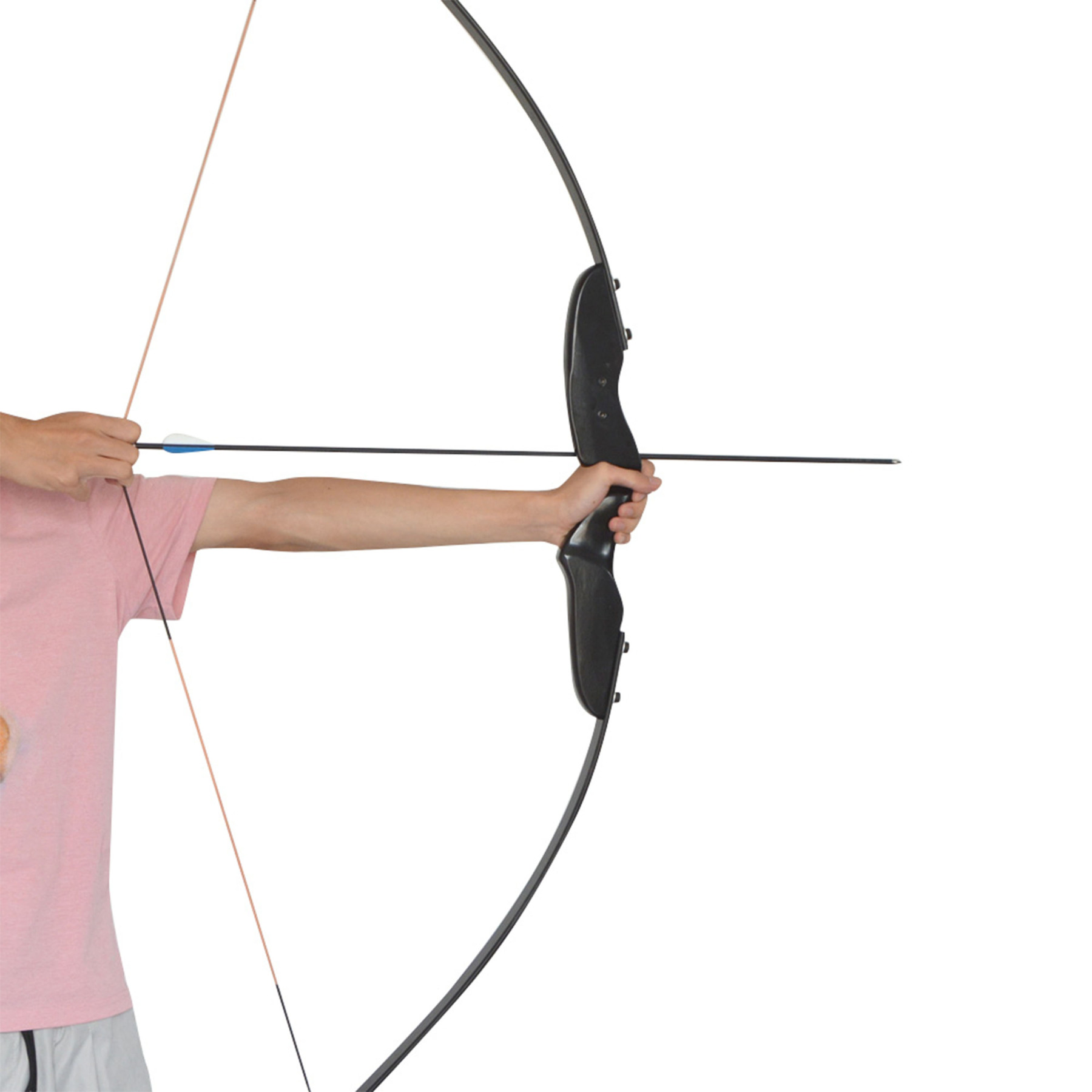 Archery Takedown Straight Bow Set 40lbs Recurve Bow Shooting 