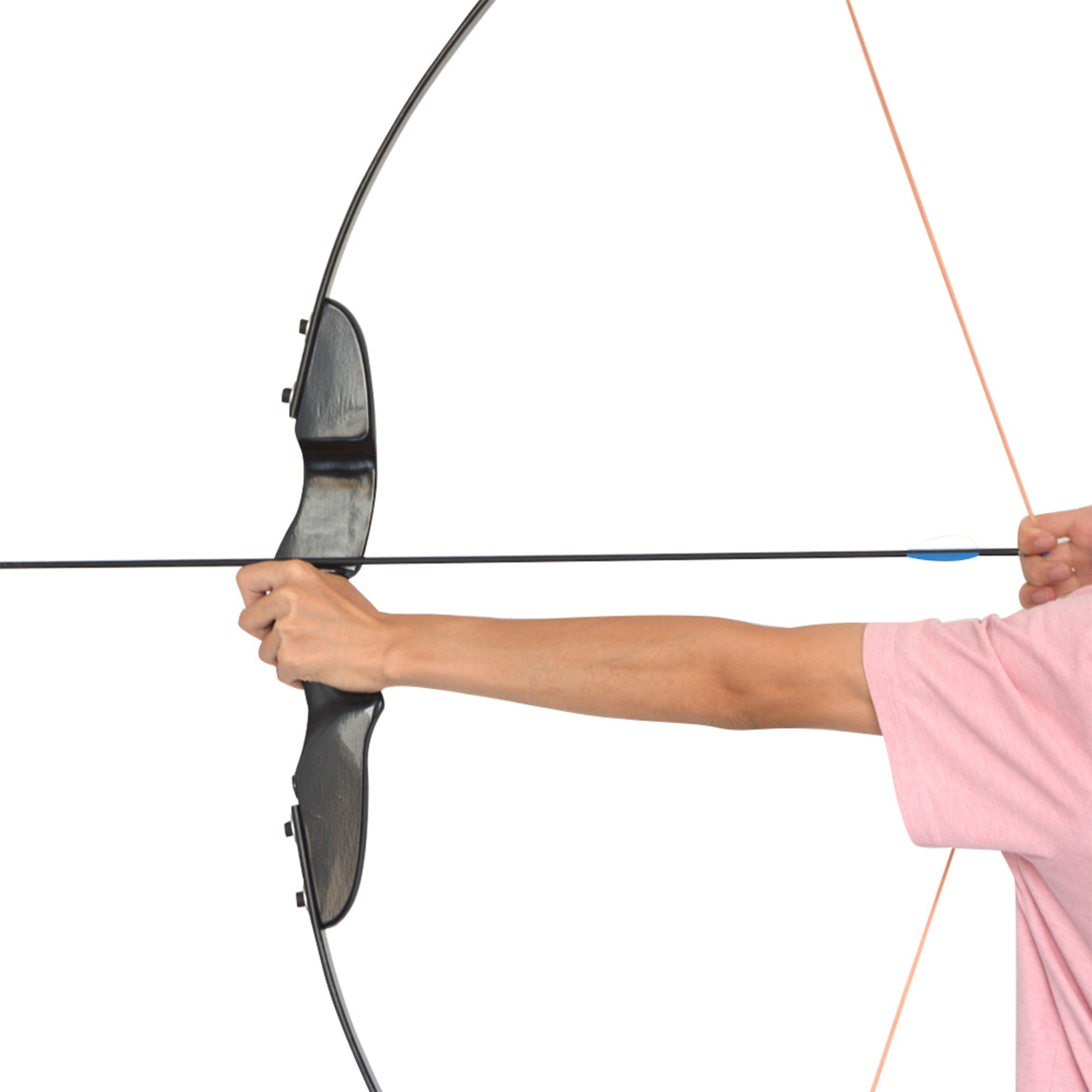 Archery Takedown Straight Bow Set 40lbs Recurve Bow Shooting 