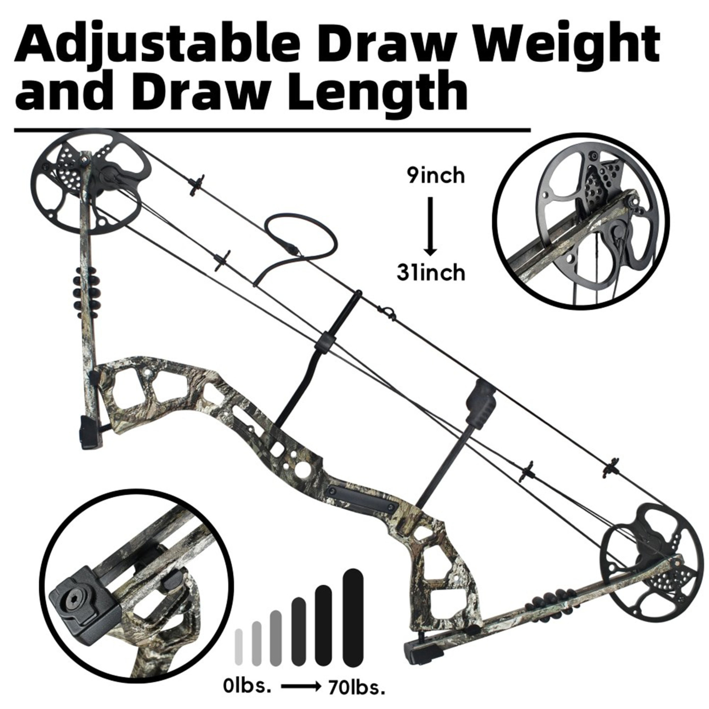 Junxing Archery M193 Hunting Compound Bow Set