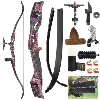 JUNXING ARCHERY Recurve Bow F179 Arrow Set 40-50lbs