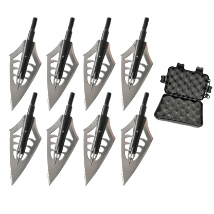 100 Grain Broadheads Stainless Steel Hunting Arrow Tips