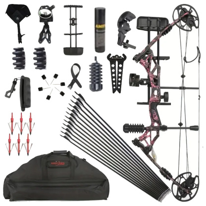 KAIMEI HAN Compound Bow 30-70 lbs Adjustable – 320 FPS