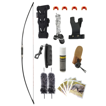 64" Archery Takedown English Longbow 60lbs Bow Shoot Hunting