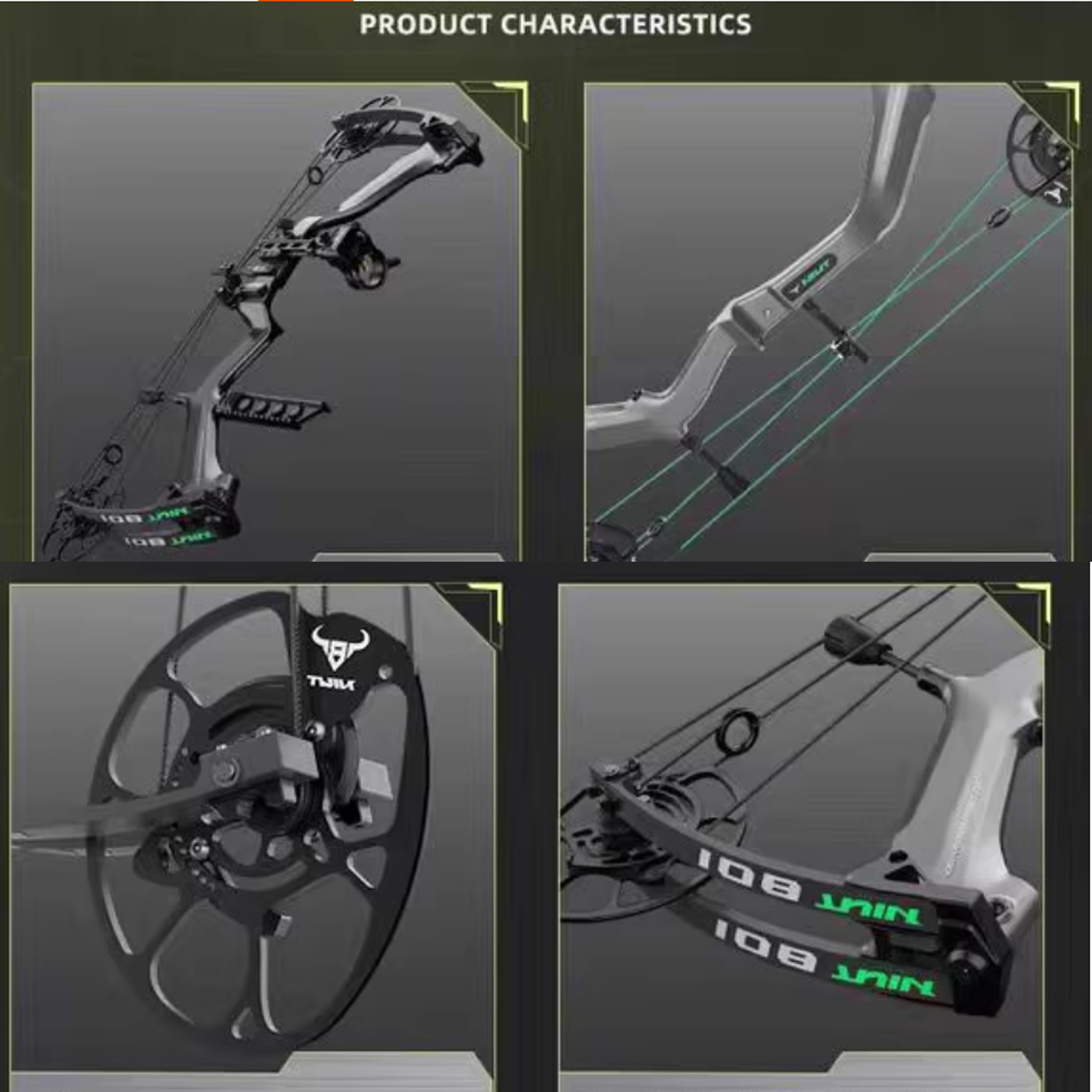 NIUTOU 801 Archery Compound Bow 0-800LBS Archery Shooting