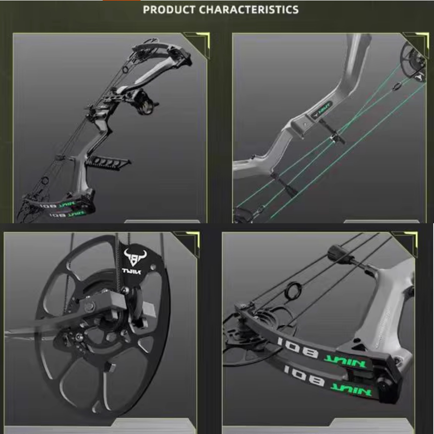 NIUTOU 801 Archery Compound Bow 0-800LBS Archery Shooting